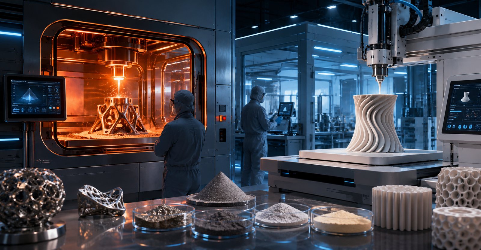 Industrial printing systems in production
