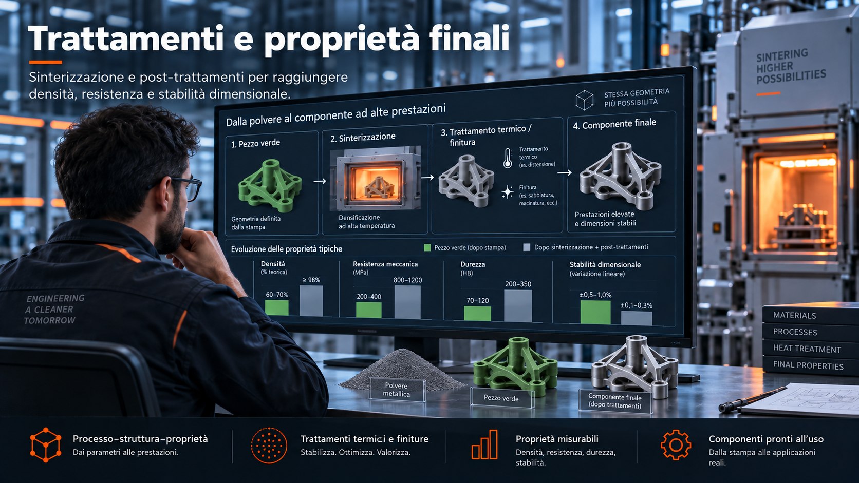 Trattamenti e proprietà finali