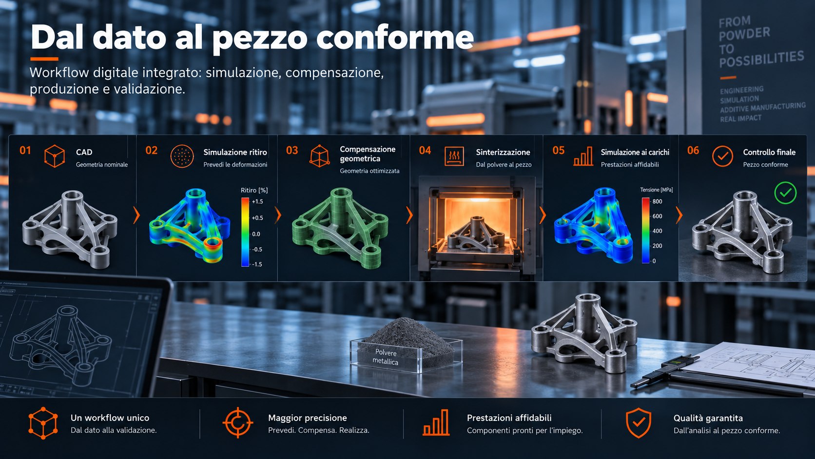 Dal dato al pezzo conforme